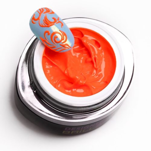 BrillBird Designer Gel 11 - neon naracs festőzselé (neon orange) 4,5ML