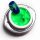 BrillBird Designer Gel 14 - neon zöld festőzselé (neon green) 4,5ML