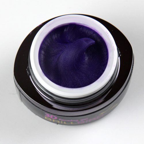 BrillBird 3D Forming gel 9 (dark purple) sötét lila gyurmazselé - 3ml