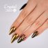 Crystal Nails ChroMirror króm pigmentpor - Tiger Eye Gold