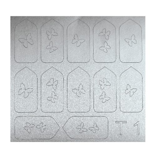 Crystal Nails OMBRE STICK TEMPLATE FESTŐSABLON - T1