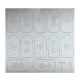 Crystal Nails OMBRE STICK TEMPLATE FESTŐSABLON - T1