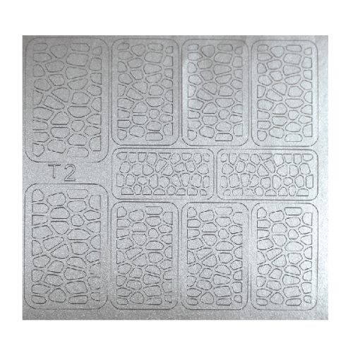Crystal Nails OMBRE STICK TEMPLATE FESTŐSABLON - T2