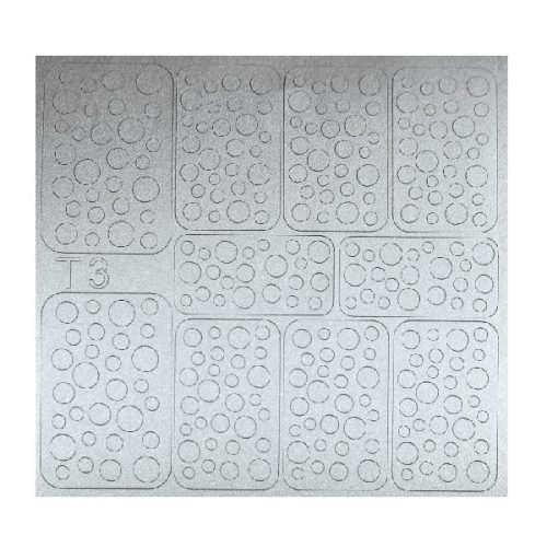Crystal Nails OMBRE STICK TEMPLATE FESTŐSABLON - T3