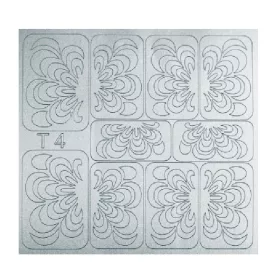 OMBRE STICK TEMPLATE FESTŐSABLON - T4