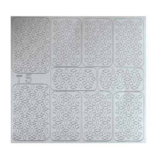Crystal Nails OMBRE STICK TEMPLATE FESTŐSABLON - T5