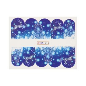 Crystal Nails teli körömmatrica (BN216 - karácsonyi)