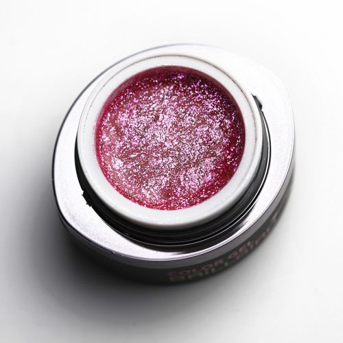 BrillBird Glamour Gel 3 csillogó rózsaszín színes zselé 5ml