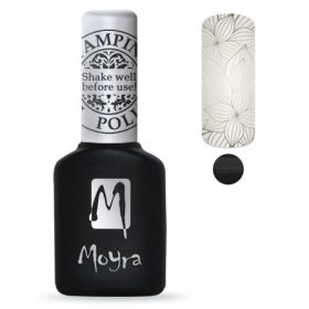 Moyra foil gel polish - black