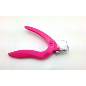 Tipvágó biztonsági tokkal - pink