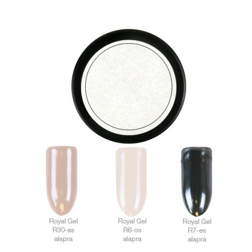 Crystal Nails ChroMirror króm pigmentpor - White Pearl