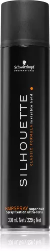 Silhouette szupererős tartást adó hajlakk 300ml