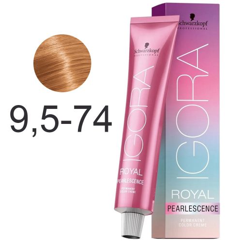 Schwarzkopf Igora Royal Pearlescence krémhajfesték 60ml - 9,5-74