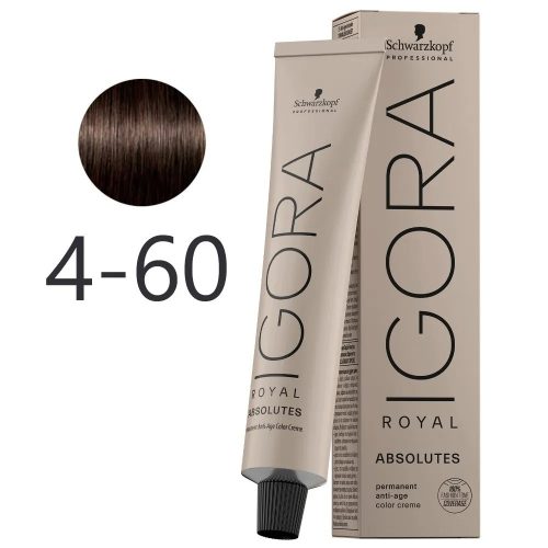 Schwarzkopf Igora Royal Absolutes krémhajfesték 60ml - 4-60