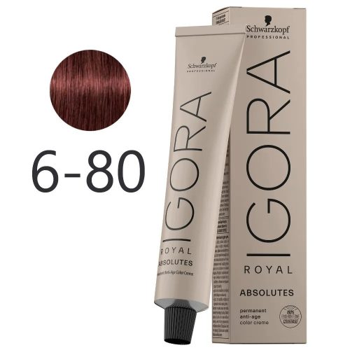 Schwarzkopf Igora Royal Absolutes krémhajfesték 60ml - 6-80
