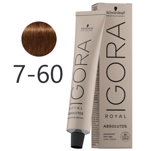Schwarzkopf Igora Royal Absolutes krémhajfesték 60ml - 7-60