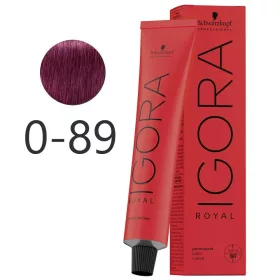 Schwarzkopf Igora Royal krémhajfesték 60ml - 0-89