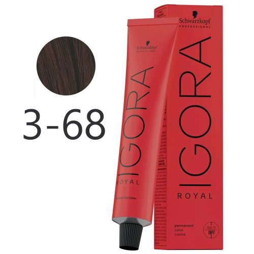 Schwarzkopf Igora Royal krémhajfesték 60ml - 3-68
