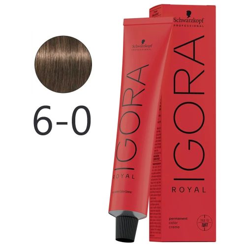 Schwarzkopf Igora Royal krémhajfesték 60ml - 6-0