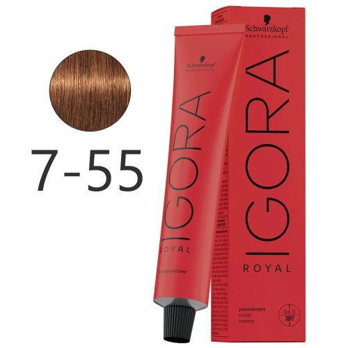 Schwarzkopf Igora Royal krémhajfesték 60ml - 7-55