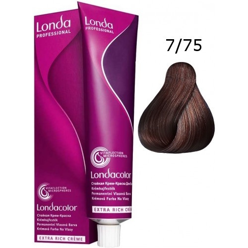 LONDA Professional Color Hajfesték 60ml 7/75 