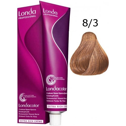 LONDA Professional Color Hajfesték 60ml 8/3 