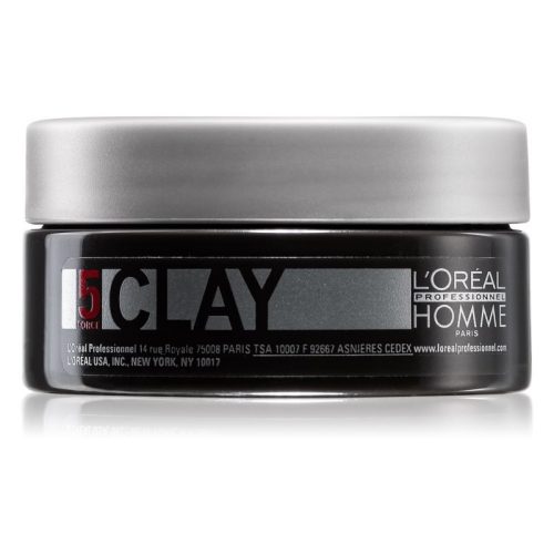 L’Oréal Professionnel Homme 5 Force Clay modellező agyag 50ml
