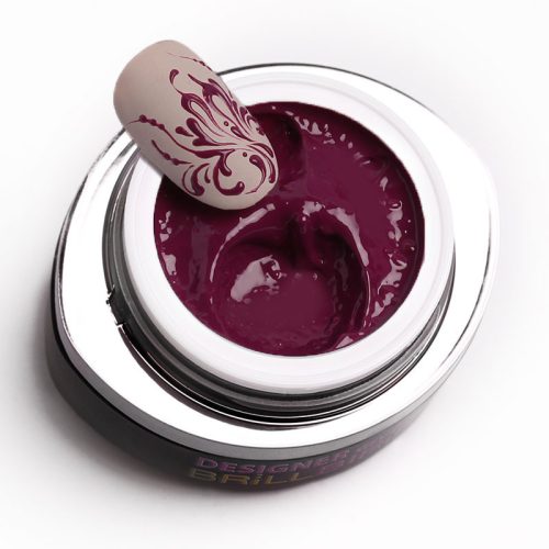BrillBird Designer Gel 15 - szilva lila festőzselé (plum) 4,5ML