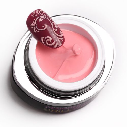 BrillBird Designer Gel 17 - babarózsaszín festőzselé (baby pink) 4,5ML