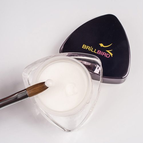 BrillBird Extra White Powder - Vakítóan fehér építő porcelánpor 30ml
