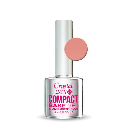 Crystal Nails Compact Base Gel Translucent Nude - 8ml