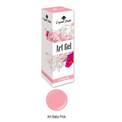 Crystal Nails Art Gel festőzselé - Art Baby Pink (5ml)