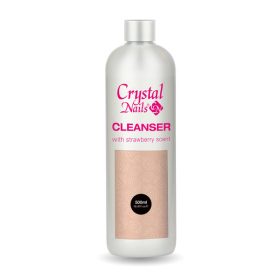  Crystal Nails Illatosított Cleanser fixáló folyadék - Eper (500 ml)