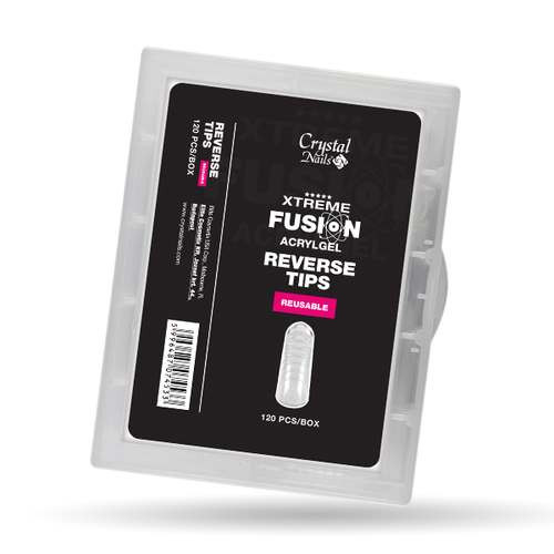 Crystal Nails Xtreme Fusion AcrylGel-hez Clear Tip