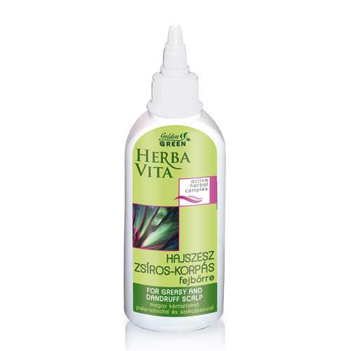 Golden Green Herba Vita hajszesz zsíros-korpás fejbőrre 125ml