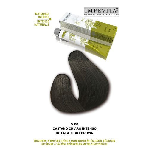 Imperity Impevita Vegán, Ammónia-PPD-rezorcin mentes krémhajfesték 100ml 5.00 Intenzív Világosbarna 