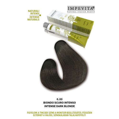 Imperity Impevita Vegán, Ammónia-PPD-rezorcin mentes krémhajfesték 100ml 6.00 Intenzív Sötét Szőke 