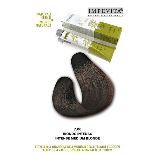 Imperity Impevita Vegán, Ammónia-PPD-rezorcin mentes krémhajfesték 100ml 7.00 Intenzív Közép Szőke 