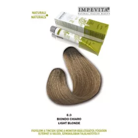   Imperity Impevita Vegán, Ammónia-PPD-rezorcin mentes krémhajfesték 100ml 8.0 Világos Szőke 