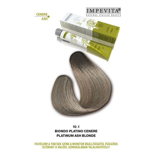 Imperity Impevita Vegán, Ammónia-PPD-rezorcin mentes krémhajfesték 100ml 10.1 Extra Világos Szőke Hamvas 