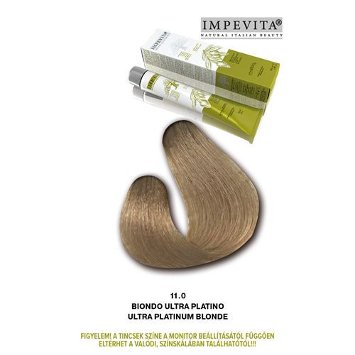 Imperity Impevita Vegán, Ammónia-PPD-rezorcin mentes krémhajfesték 100ml 11.0 Platina Szőke 