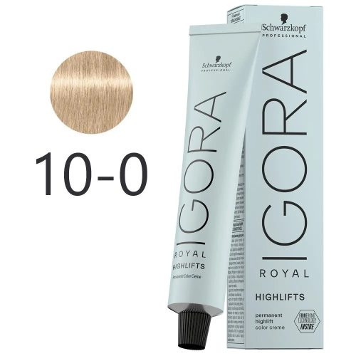 Schwarzkopf Igora Royal Highlifts krémhajfesték 60ml - 10-0