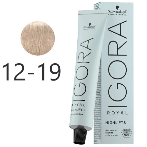 Schwarzkopf Igora Royal Highlifts krémhajfesték 60ml - 12-19