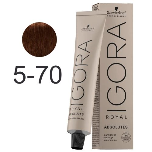 Schwarzkopf Igora Royal Absolutes krémhajfesték 60ml - 5-70