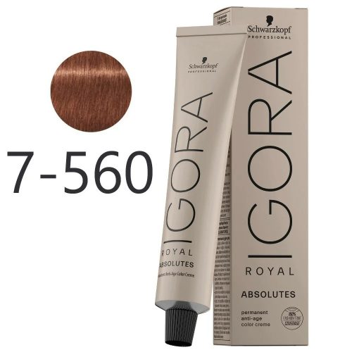 Schwarzkopf Igora Royal Absolutes krémhajfesték 60ml - 7-560