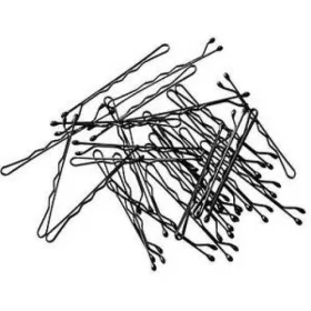 EF-ES fekete gömbös hullámcsat 6 cm 20 db