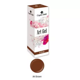 Crystal Nails Art Gel festőzselé - Art Brown (5ml)  TF