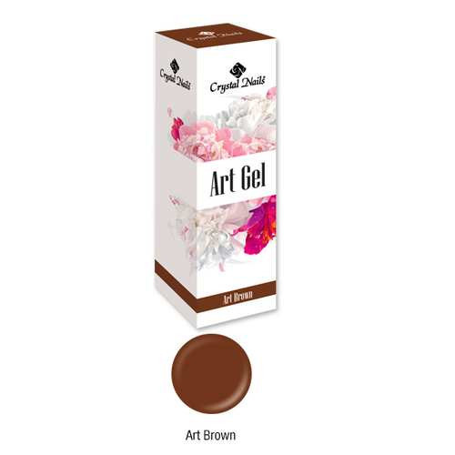 Crystal Nails Art Gel festőzselé - Art Brown (5ml) 