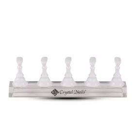 Crystal Nails Mágneses Tip Display - fehér konzol 5db