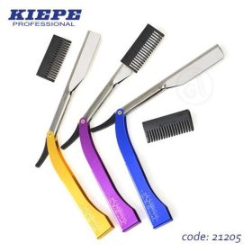 KIEPE Fodrász borotva színes markolattal 128 LILA 